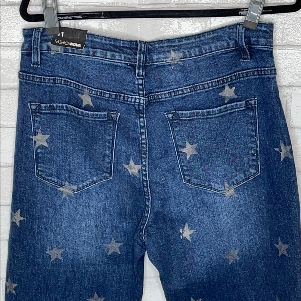 Fashion Nova Starry Night Boyfriend Jeans - Picture 7 of 12